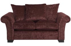 HOME Glitz Regular Fabric Sofa - Red